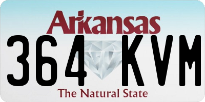 AR license plate 364KVM