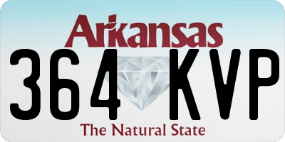 AR license plate 364KVP