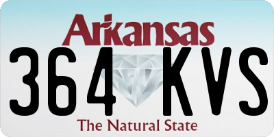 AR license plate 364KVS