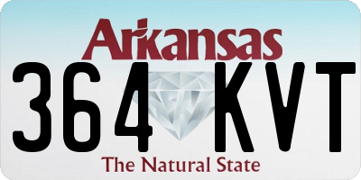 AR license plate 364KVT