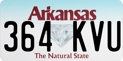 AR license plate 364KVU