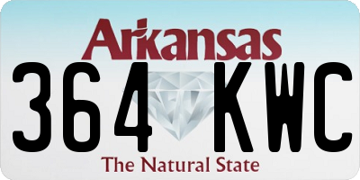 AR license plate 364KWC