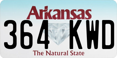 AR license plate 364KWD
