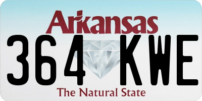 AR license plate 364KWE