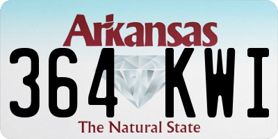 AR license plate 364KWI