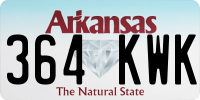 AR license plate 364KWK