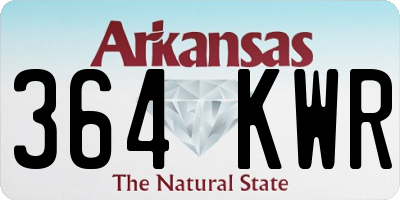AR license plate 364KWR