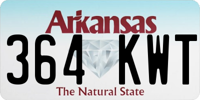 AR license plate 364KWT