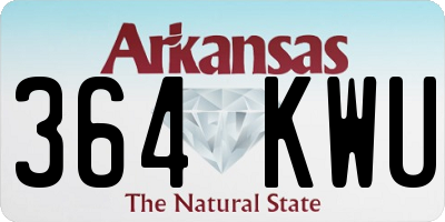 AR license plate 364KWU