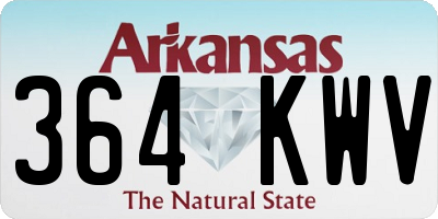 AR license plate 364KWV