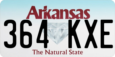 AR license plate 364KXE