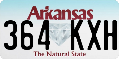 AR license plate 364KXH