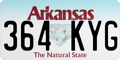 AR license plate 364KYG