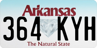 AR license plate 364KYH
