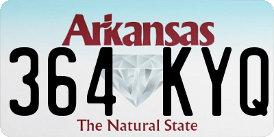 AR license plate 364KYQ