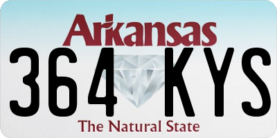AR license plate 364KYS