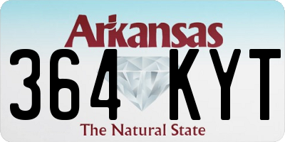 AR license plate 364KYT