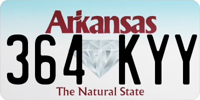 AR license plate 364KYY