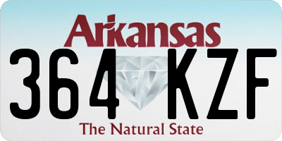 AR license plate 364KZF