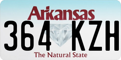 AR license plate 364KZH