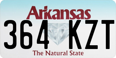 AR license plate 364KZT