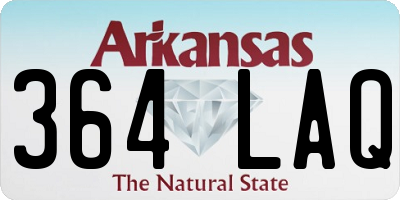 AR license plate 364LAQ