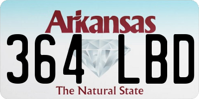 AR license plate 364LBD