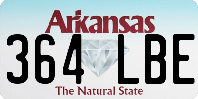 AR license plate 364LBE