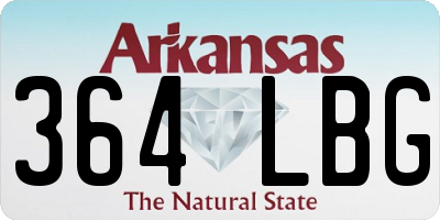 AR license plate 364LBG