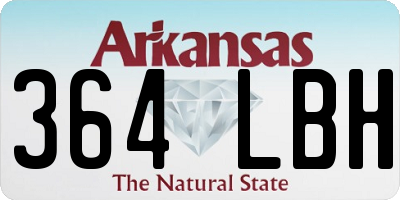 AR license plate 364LBH