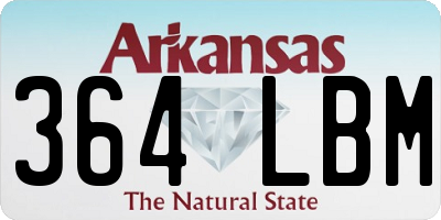 AR license plate 364LBM