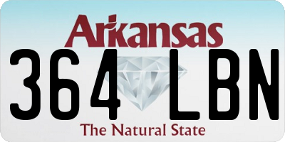AR license plate 364LBN