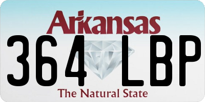 AR license plate 364LBP