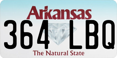 AR license plate 364LBQ