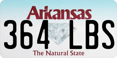AR license plate 364LBS