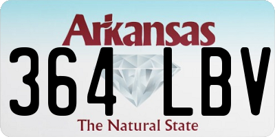 AR license plate 364LBV