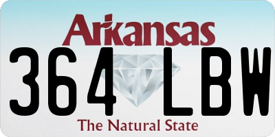 AR license plate 364LBW