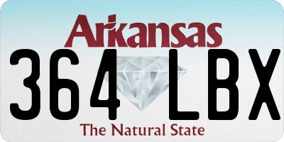 AR license plate 364LBX