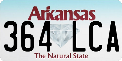 AR license plate 364LCA
