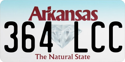 AR license plate 364LCC