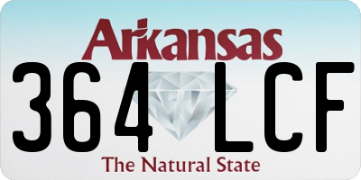 AR license plate 364LCF
