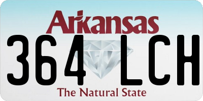 AR license plate 364LCH
