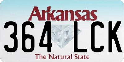 AR license plate 364LCK