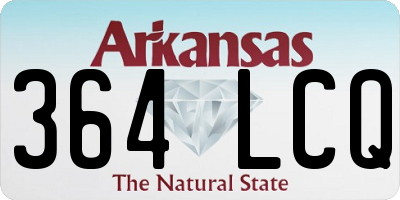 AR license plate 364LCQ