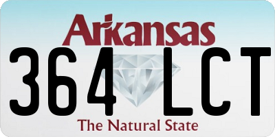 AR license plate 364LCT