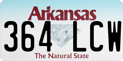AR license plate 364LCW