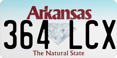 AR license plate 364LCX