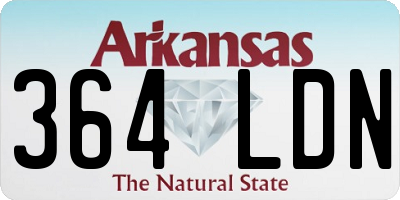 AR license plate 364LDN