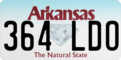 AR license plate 364LDO