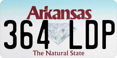 AR license plate 364LDP